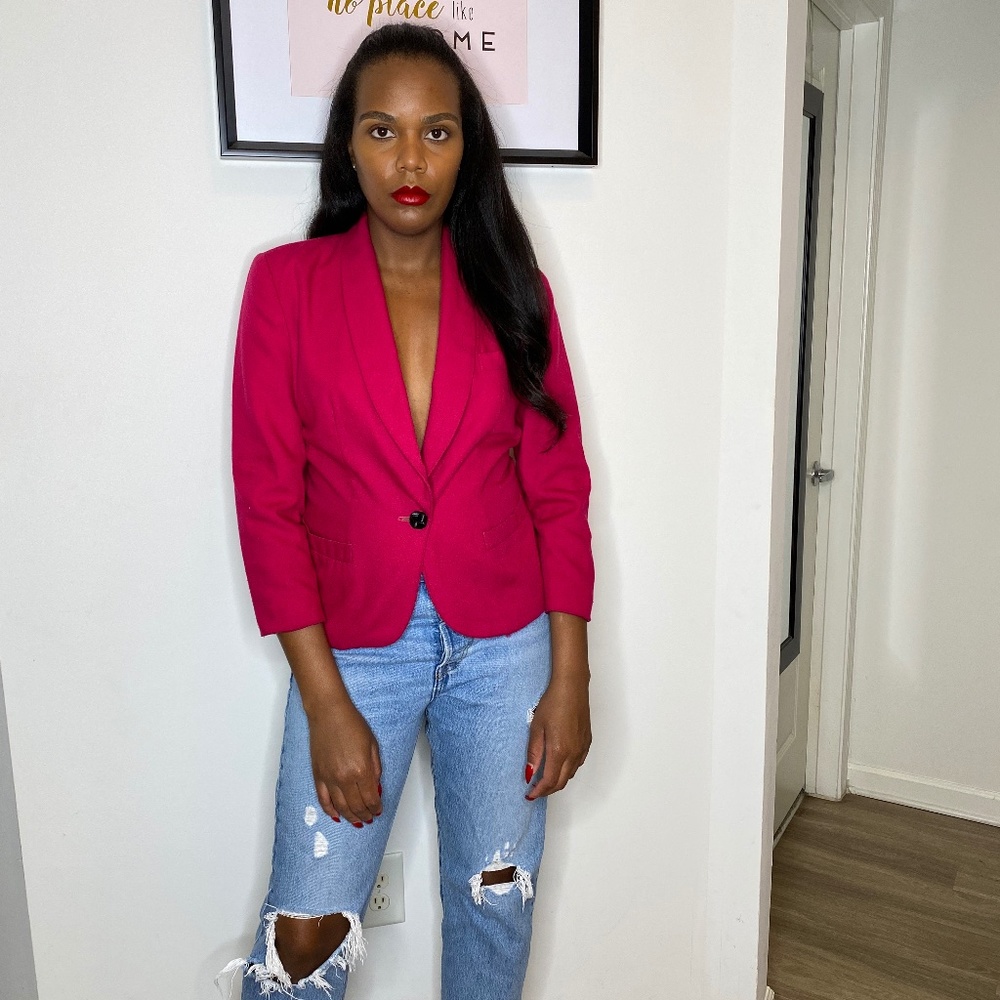 Vintage Fuchsia Blazer